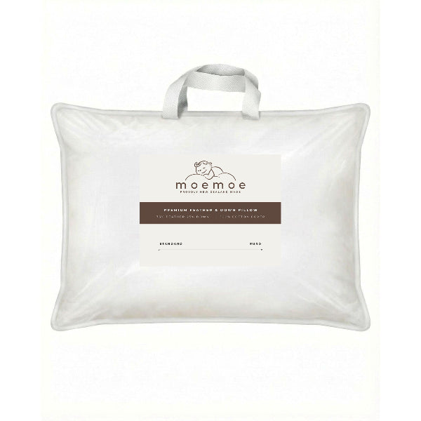 nz made luxury feather down pillow